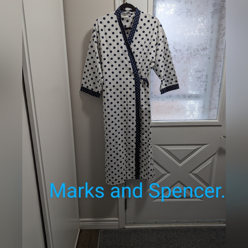 St Michael's from Mark's and Spencer Robe, or House coat. 100% Cotton.